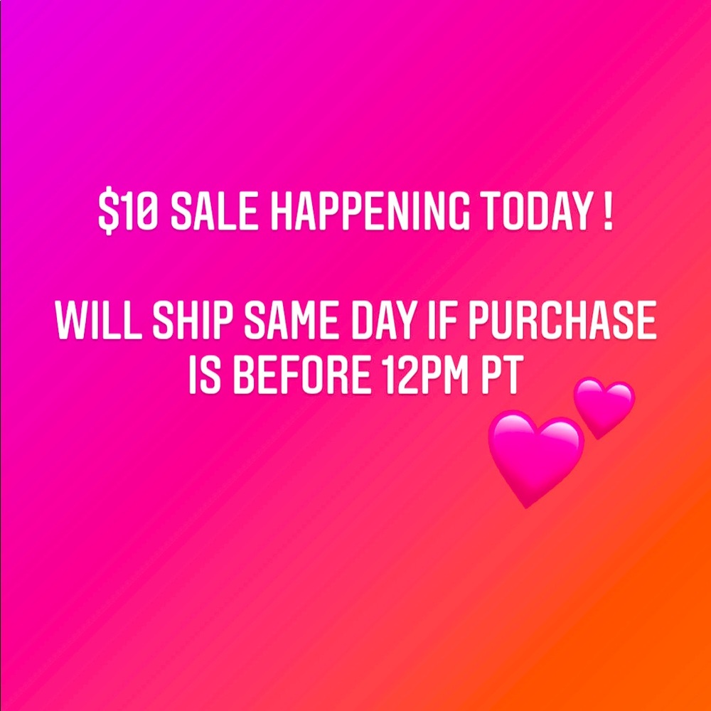 $10 sale!